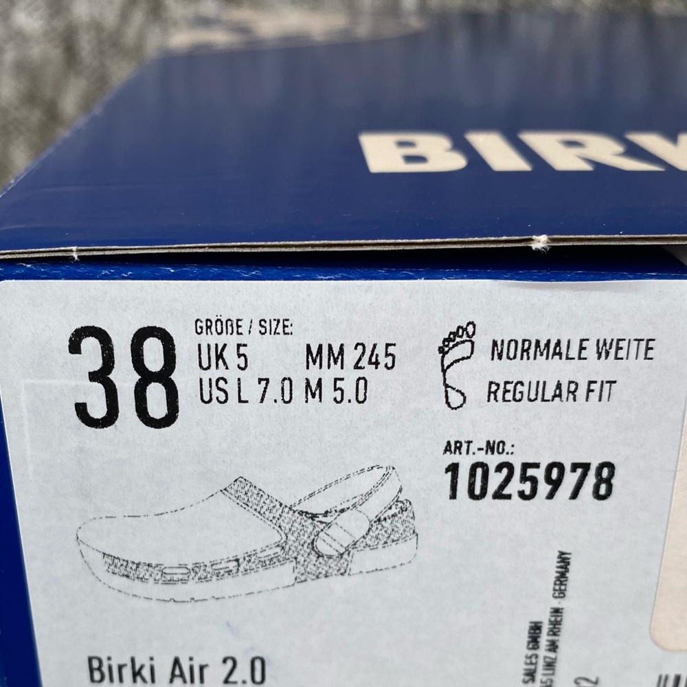 Birkenstock Birki Air 2.0 Clog size 38 - Picture 12 of 12
